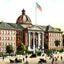 High School, Altoona PA in 1906 vintage print