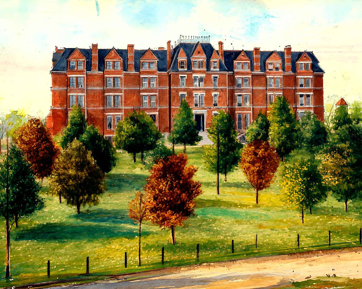 Main Building, Fisk University, Nashville, TN art print