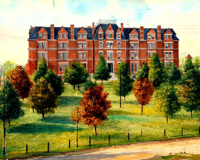 Main Building, Fisk University, Nashville, TN art print