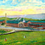 Juniata Shops, Altoona, PA in 1906 art print