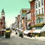 Broad Street Looking North, Trenton, NJ vintage print