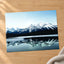 Snowy Mountain Range Reflected in Lake Photo Print Wall Decor