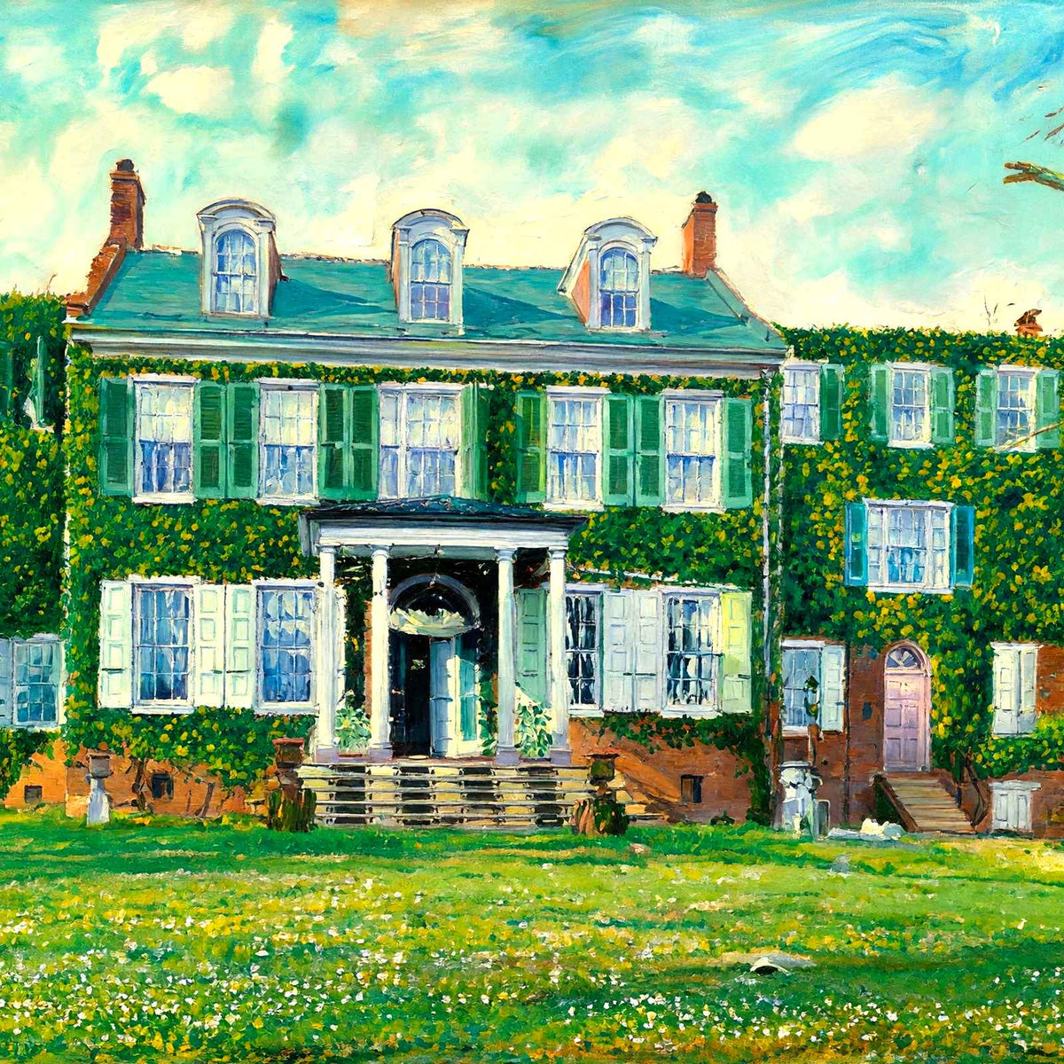 Wheatland, Buchanan's Home, Lancaster 1907 art print