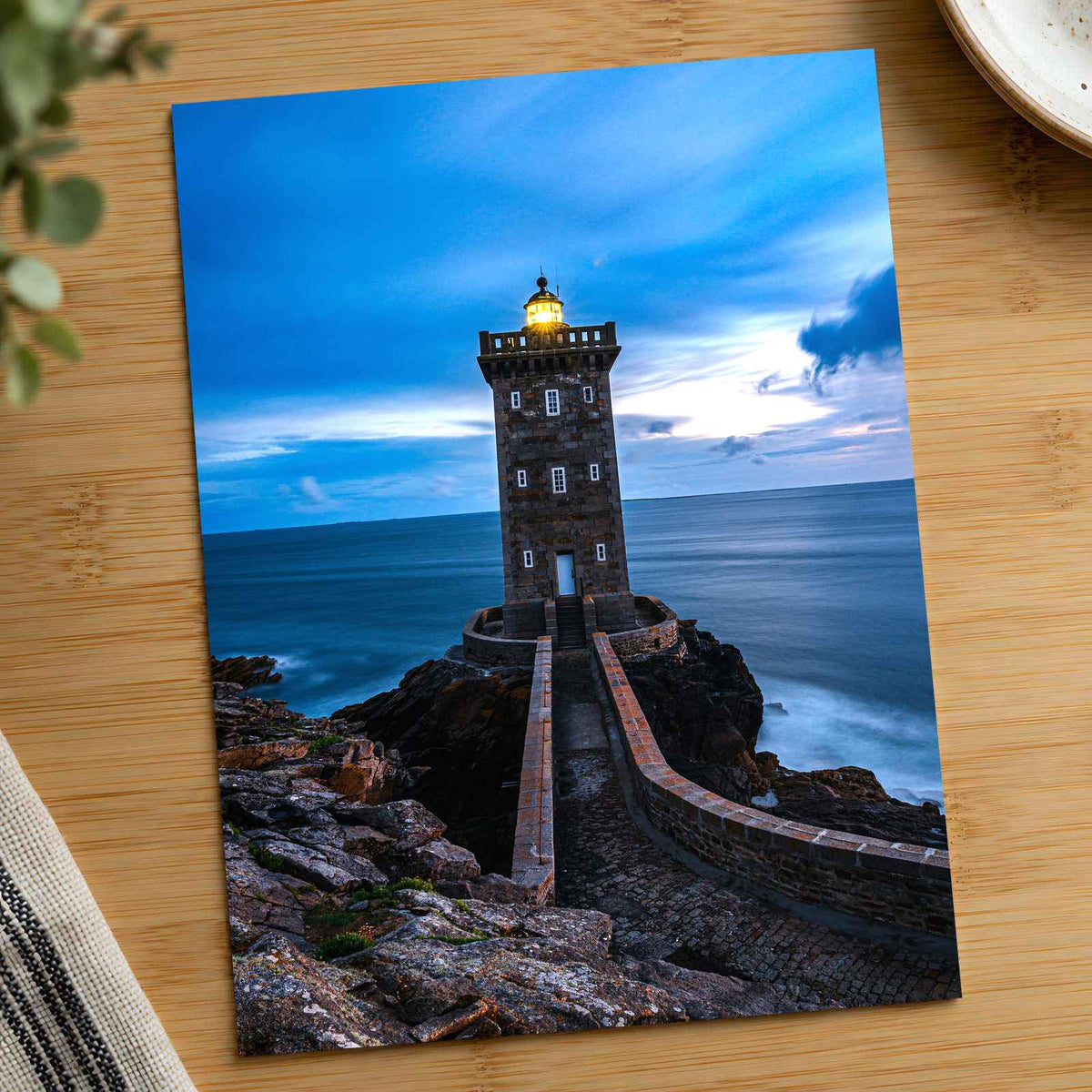 Phare De Kermorvan in Le Conquet (Lighthouse) by Petr Slováček Photo Print Wall Decor