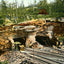 RR Tunnel in Nay Aug Park, Scranton PA 1907 vintage print