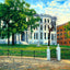 Belmont College North Front, Nashville, TN painting