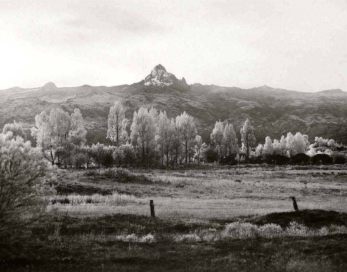 Mount Kenya from 40 Miles in 1937 restored photo print