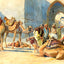 Caravan Resting at the Gate, Jerusalem art print