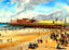 Young's Pier, Atlantic City, NJ in 1902 art print