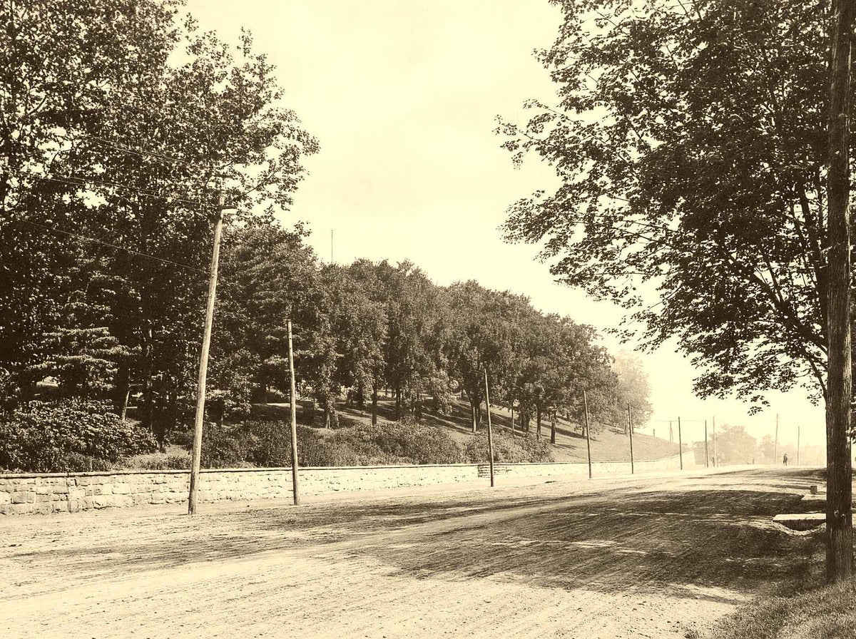 East High Street Pottstown PA in 1904 restored photo print