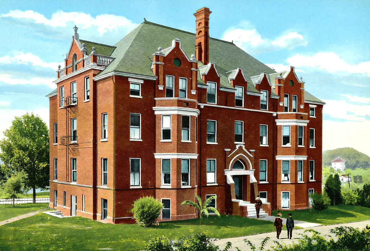 Barbara Blount Building, UT Knoxville, TN vintage print