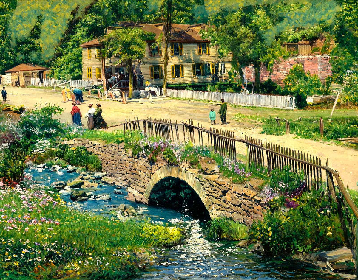 Fountain Inn, Altoona PA in 1906 art print