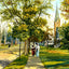 Upper Broad Street, Red Bank, NJ in 1910 art print