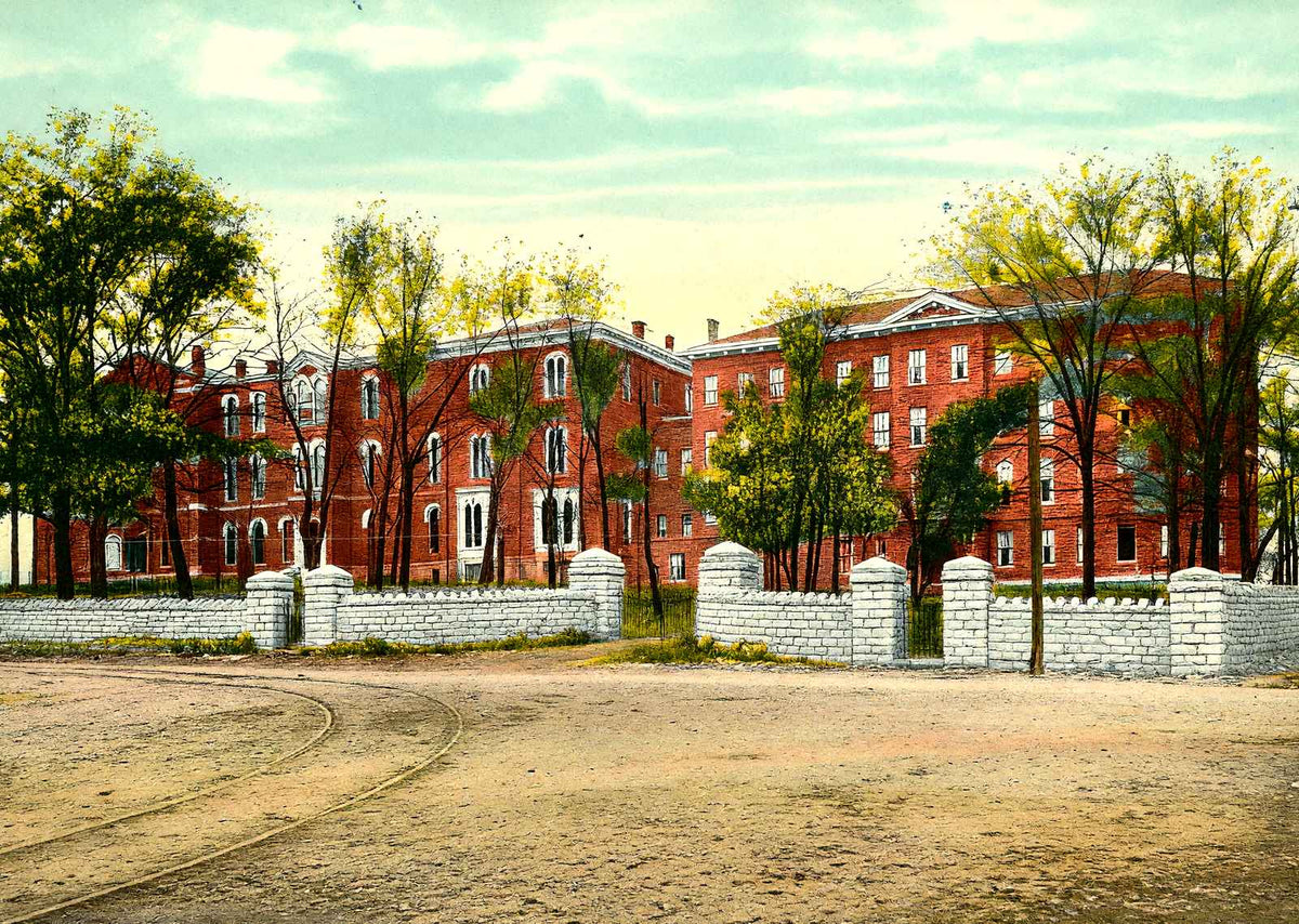 St. Cecelia Academy, Nashville, TN in 1906 vintage print