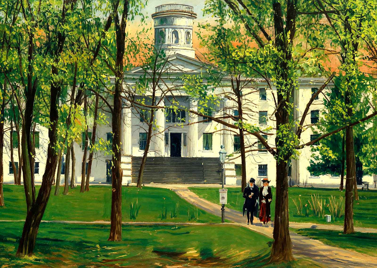 Historic Gettysburg College, Gettysburg PA painting