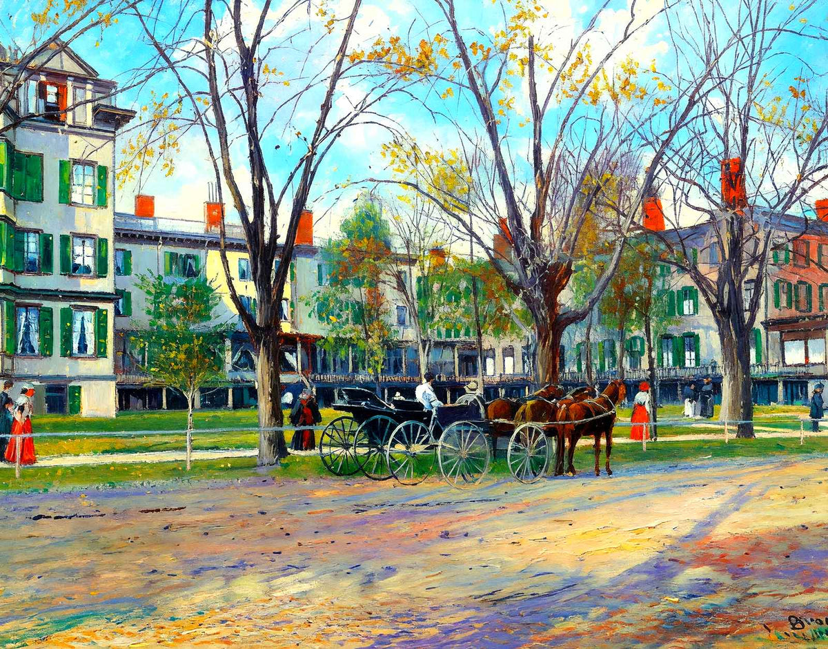 Laurel House, Lakewood, NJ in 1905 painting