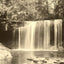 Falls at Cascade Park, New Castle PA 1905 vintage photo print