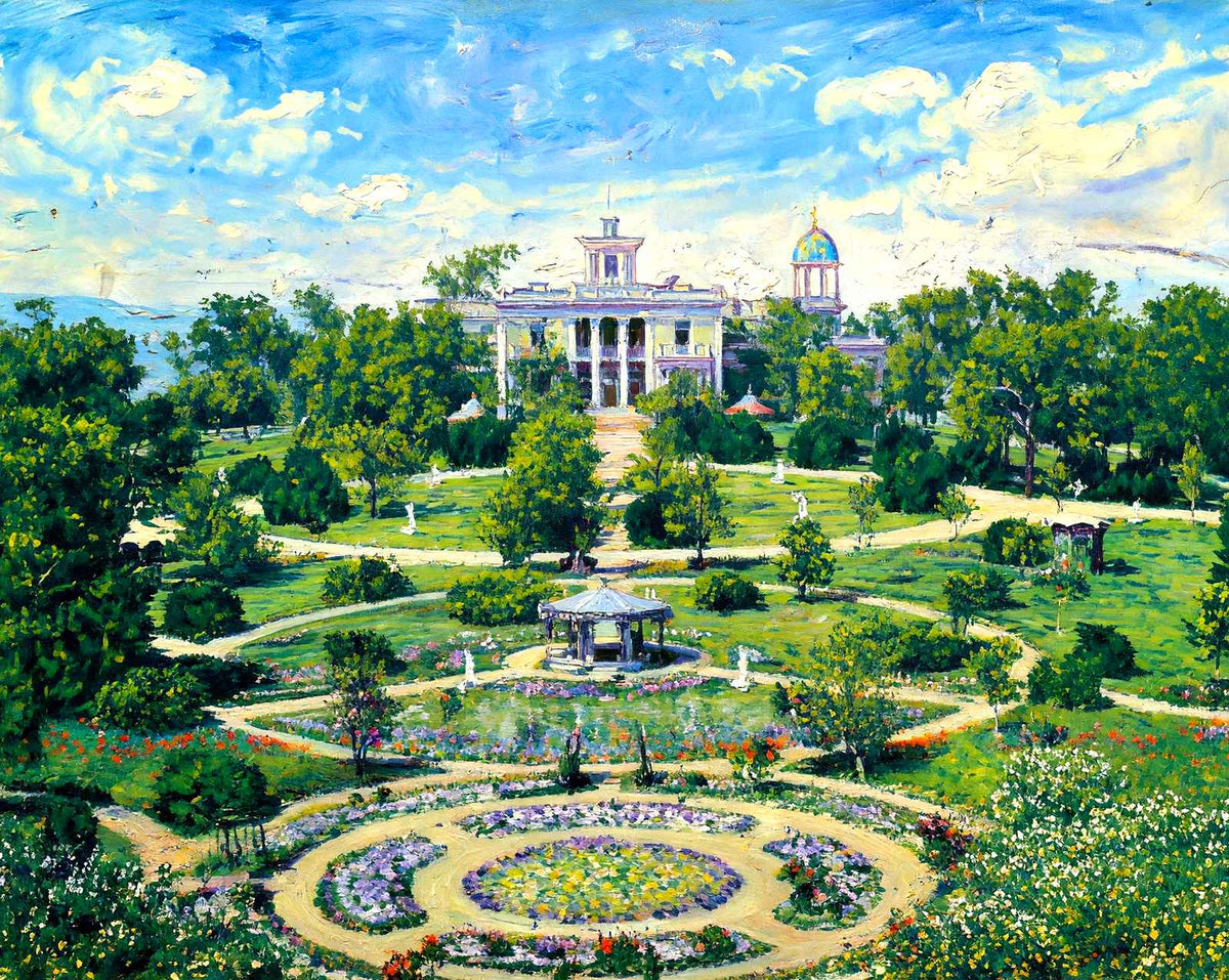 Belmont Park, Nashville, TN in 1908 art print
