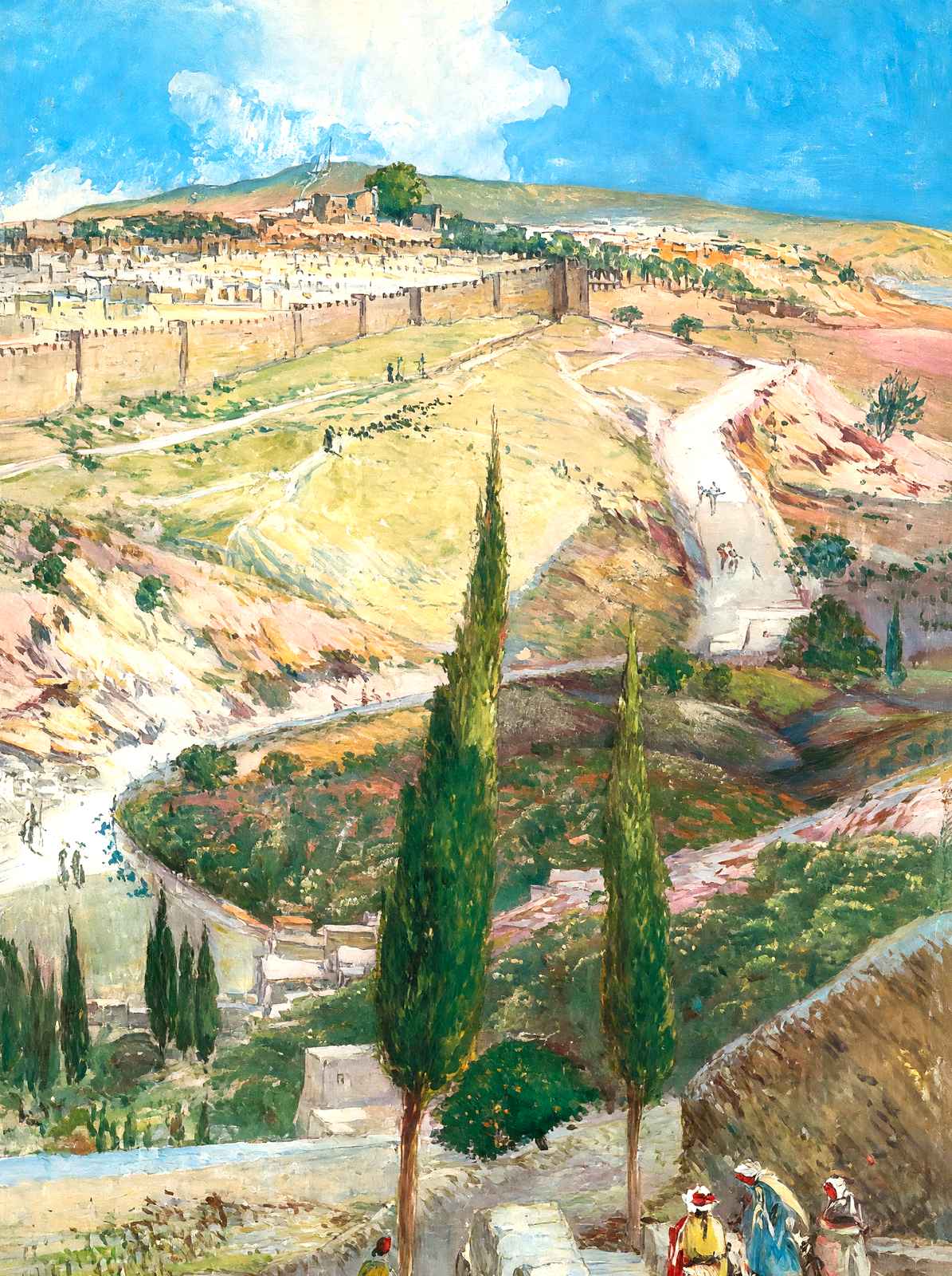 Jerusalem from Mount of Olives art print