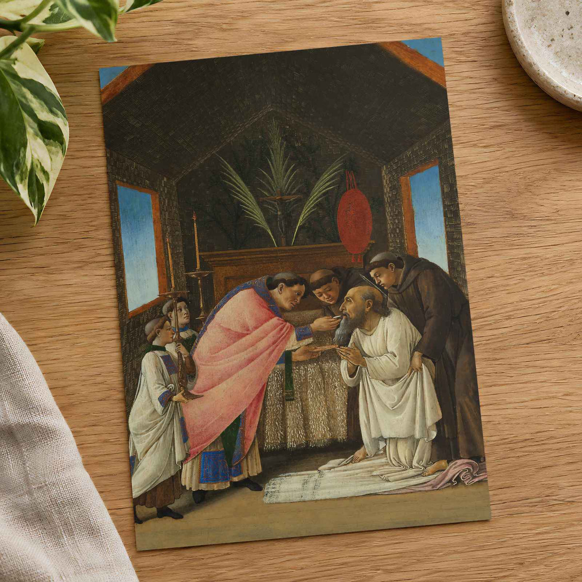 The Last Communion of Saint Jerome art print by Botticelli (Alessandro di Mariano Filipepi) (1490)