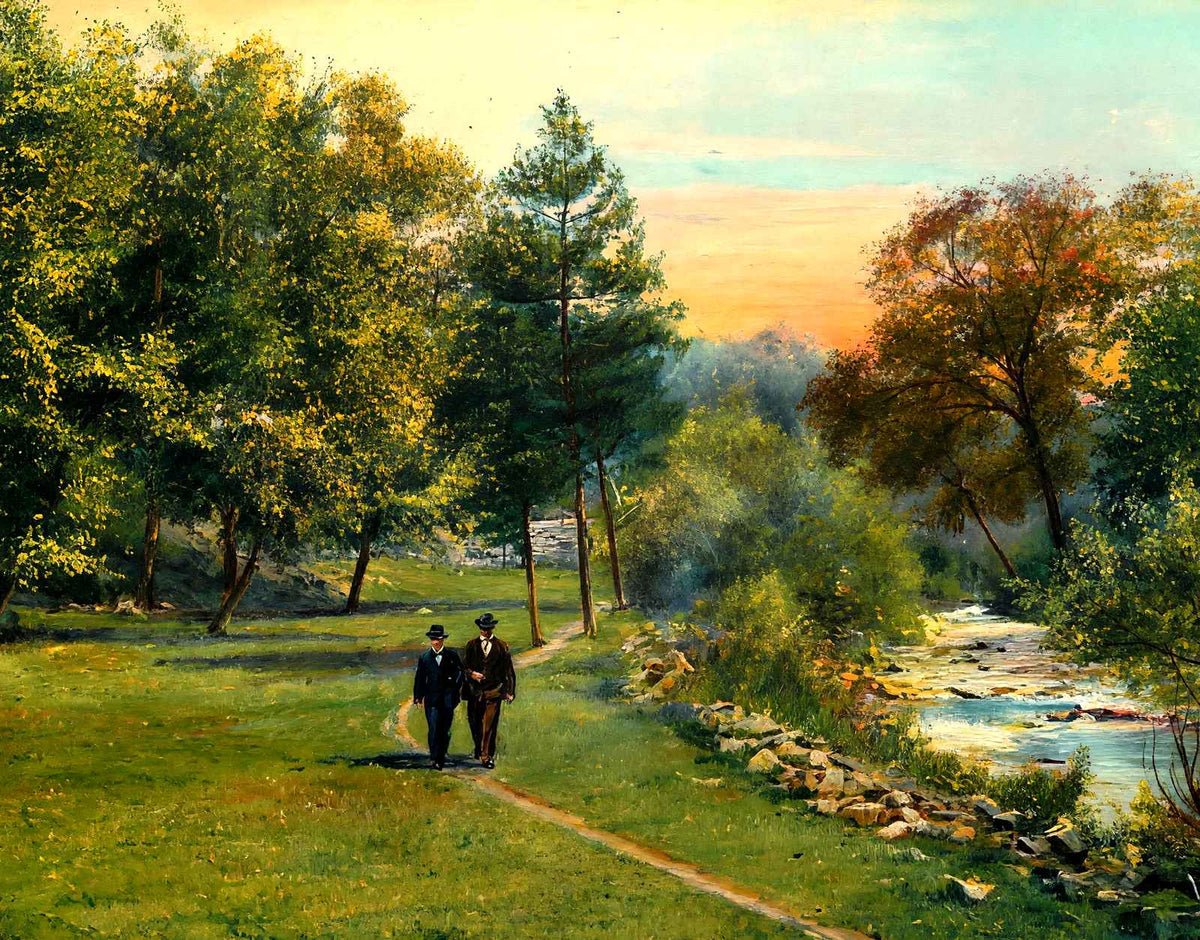 Middlebrook, Knoxville, TN in 1907 art print