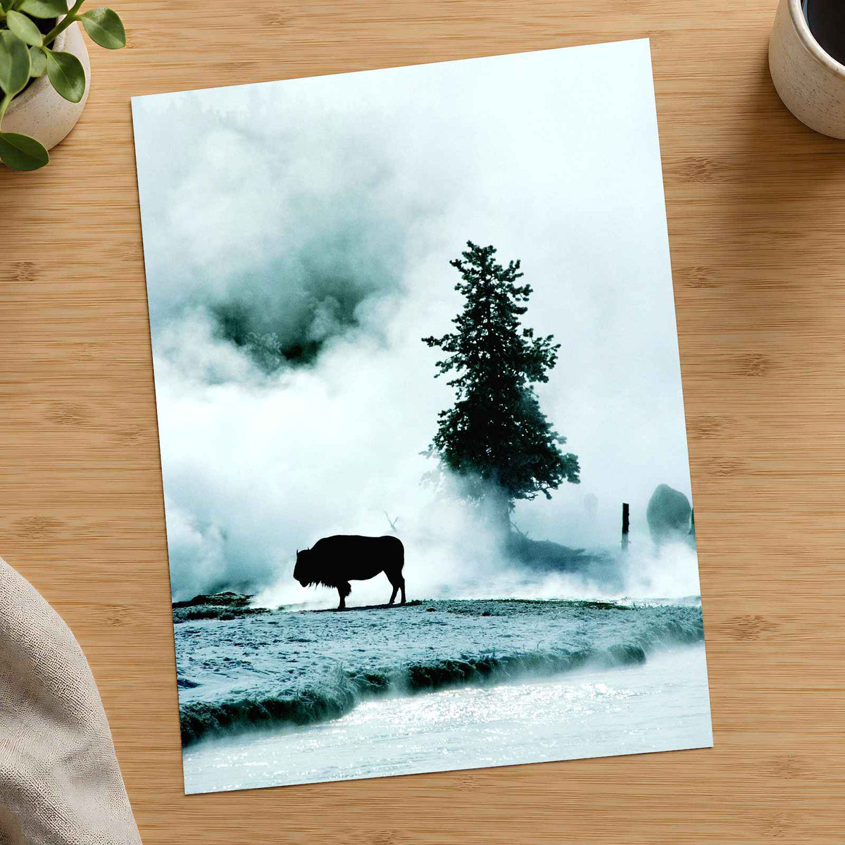 Yellowstone National Park in Wyoming Photo Print Wall Decor
