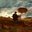 Artists Sketching in the White Mountains painting print by Winslow Homer (1868)