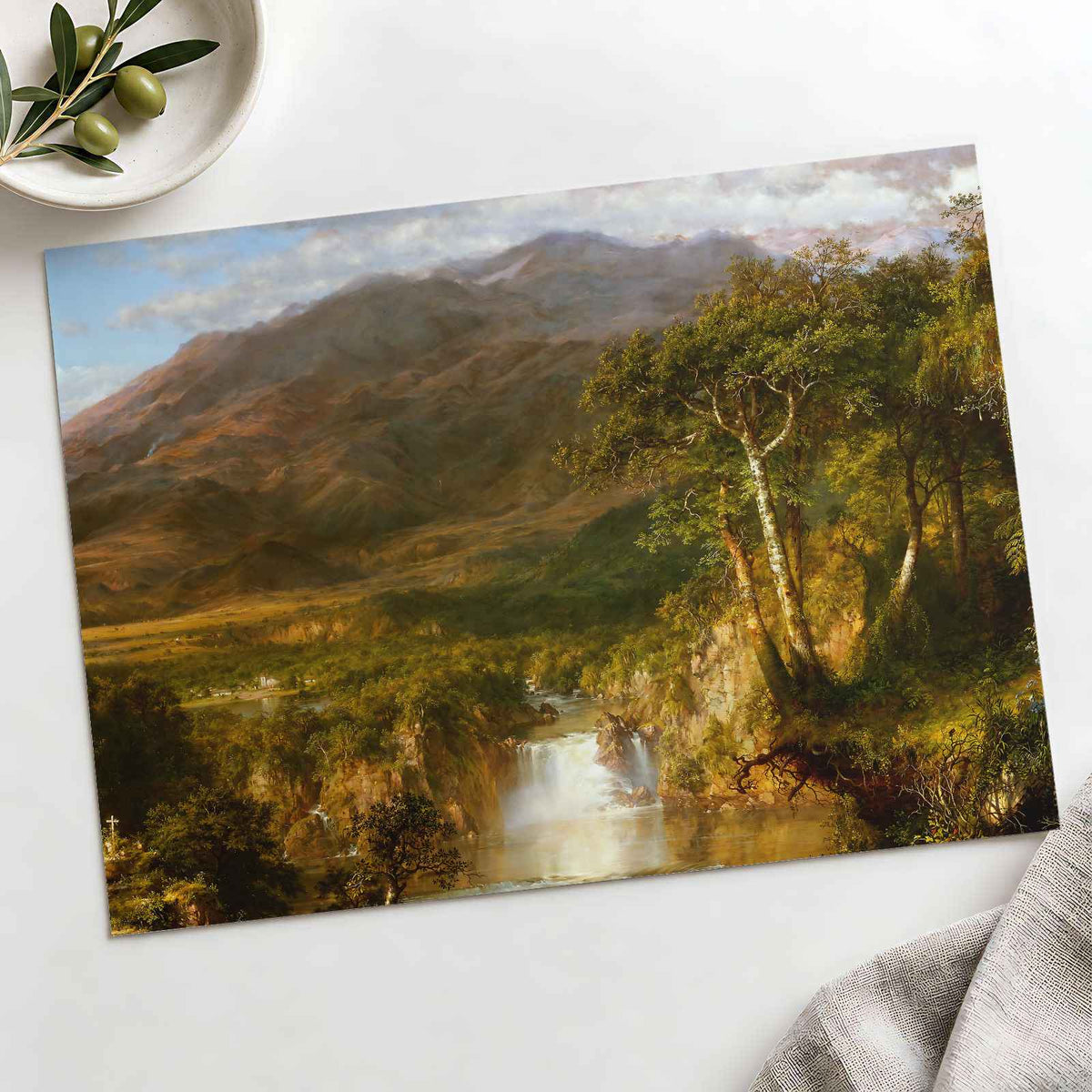 Heart of the Andes fine art print by Frederic Edwin Church (1859)