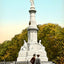 Soldiers Natl Monument, Gettysburg PA in 1906 vintage print