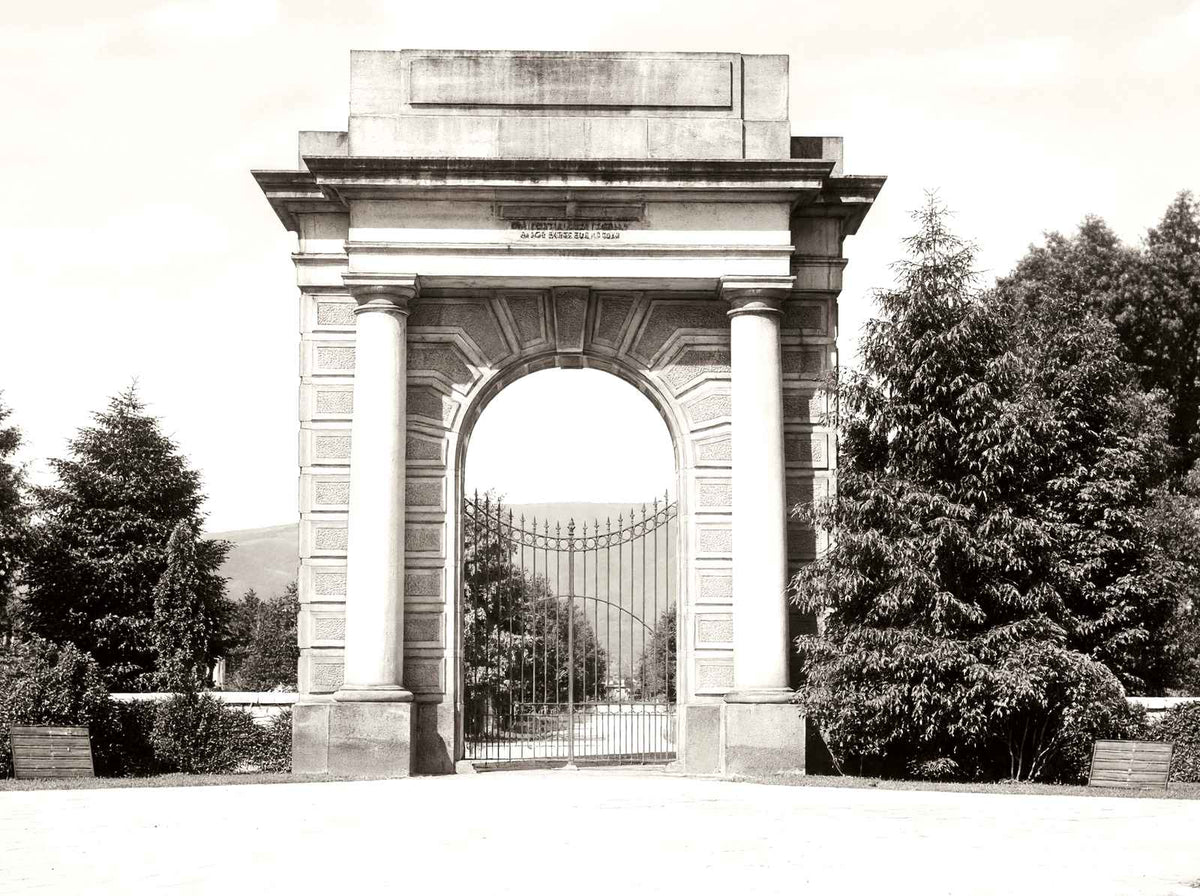 Historic National Cemetery Chattanooga (1905) vintage photo print