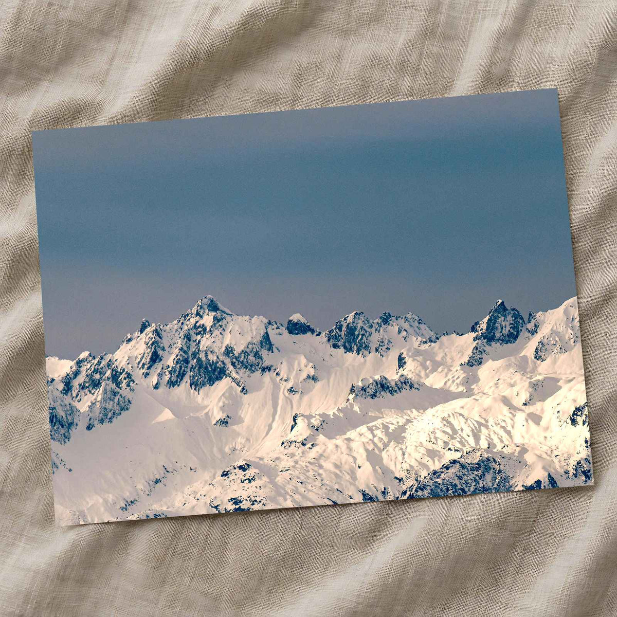 Snowy Alps Mountains by Arnaud Mariat Photo Print Wall Decor