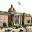 High School, Altoona PA in 1906 vintage print