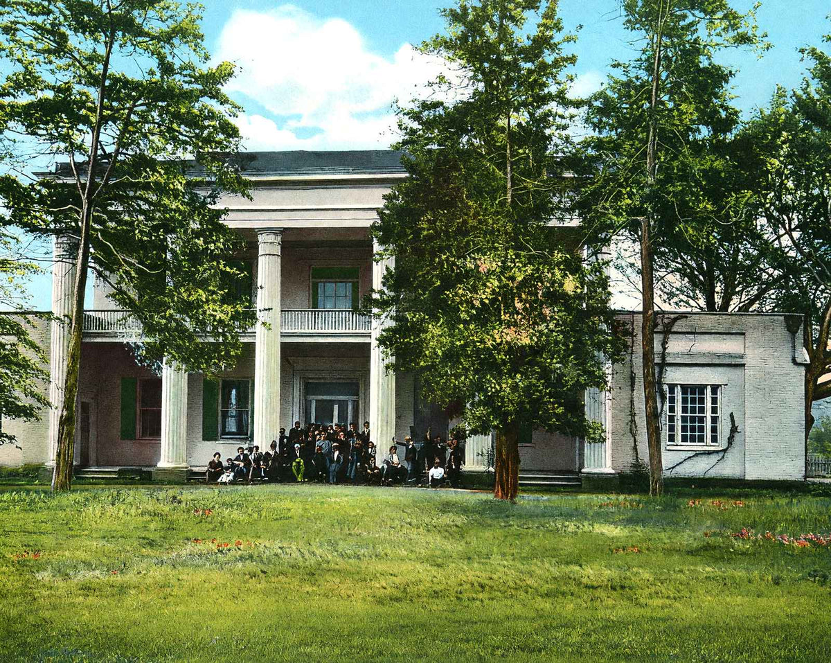 The Hermitage, Nashville, TN in 1906 vintage print