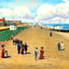 Boardwalk, Asbury Park, NJ in 1905 art print