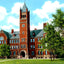 Recitation Hall, Gettysburg College PA, PA vintage print