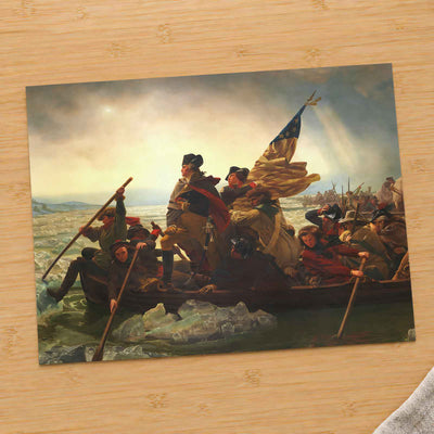 Washington Crossing the Delaware painting by Emanuel Leutze (1851)