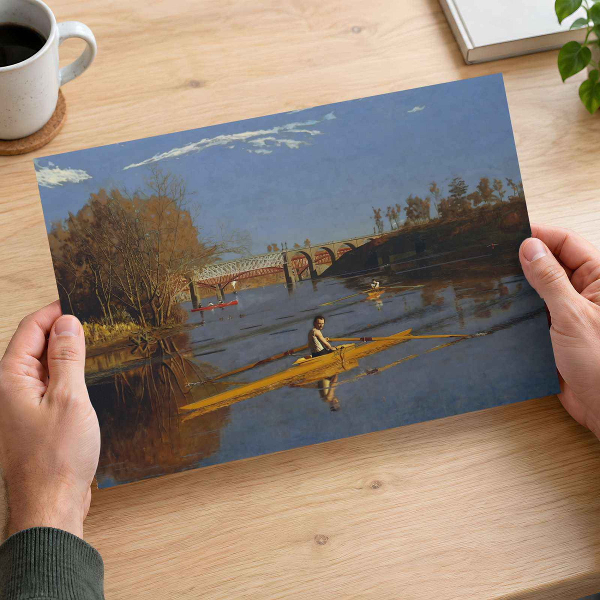 The Champion Single Sculls art print by Thomas Eakins (1871)