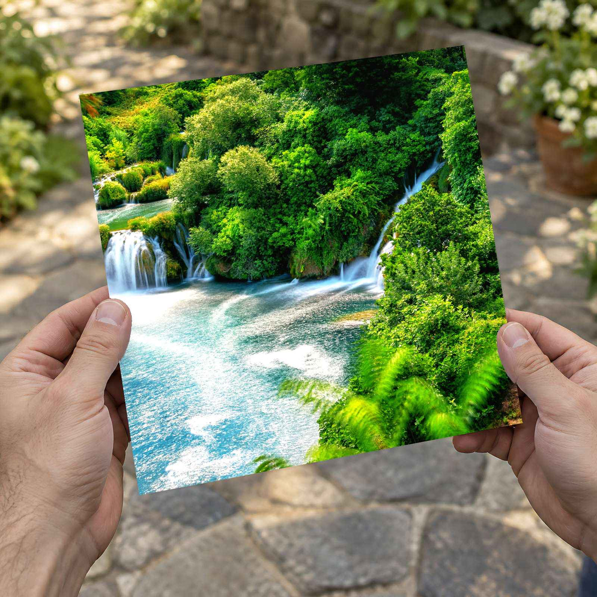 Krka Waterfalls, Krka National Park, Croatia Photo Print Wall Decor