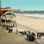 The Beach Atlantic City NJ in 1901 vintage print