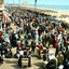 Afternoon on the Boardwalk, Atlantic City, NJ vintage print