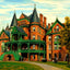 Baptist University for Women, Raleigh, NC art print