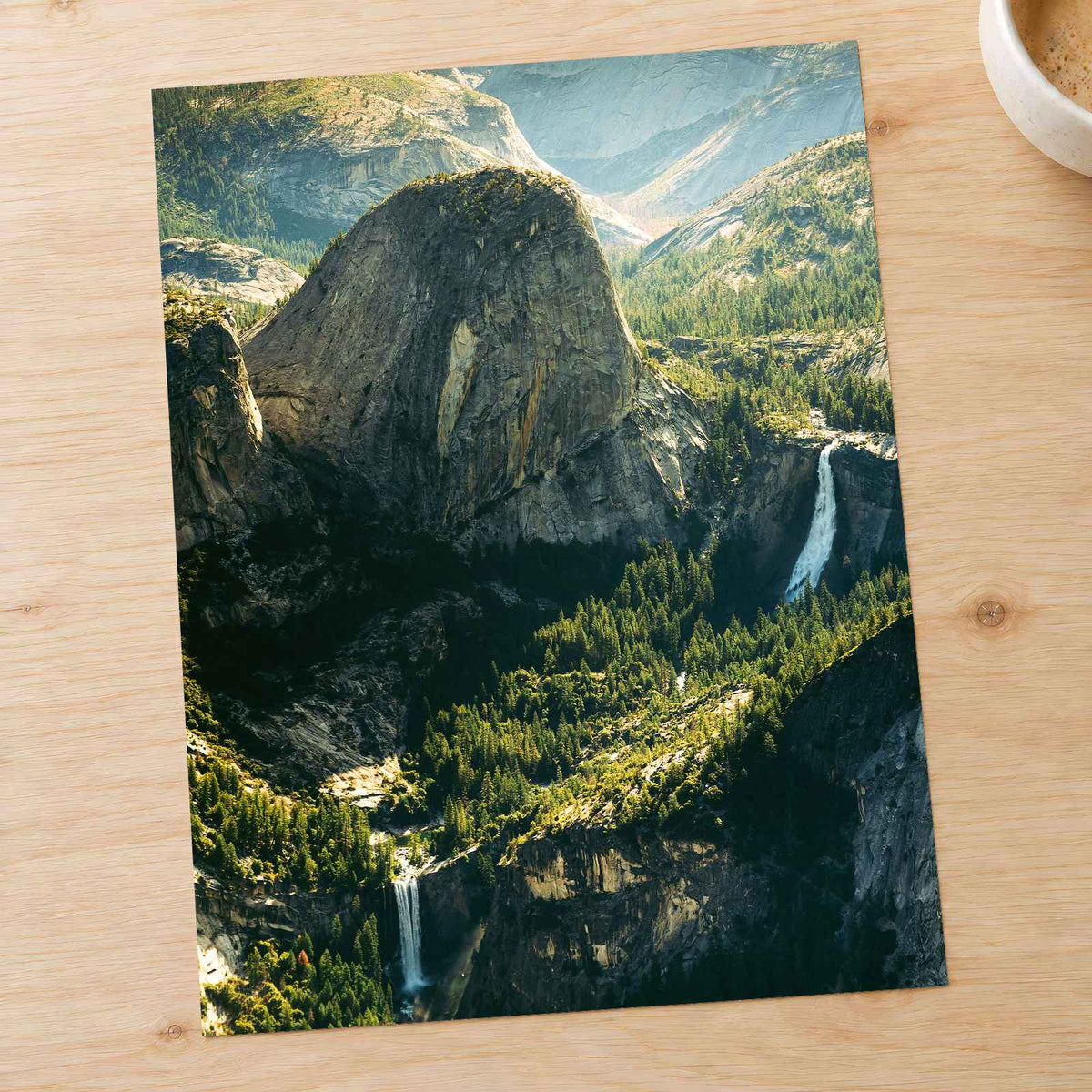 Yosemite National Park Waterfalls Aerial by Yianni Mathioudakis Photo Print Wall Decor