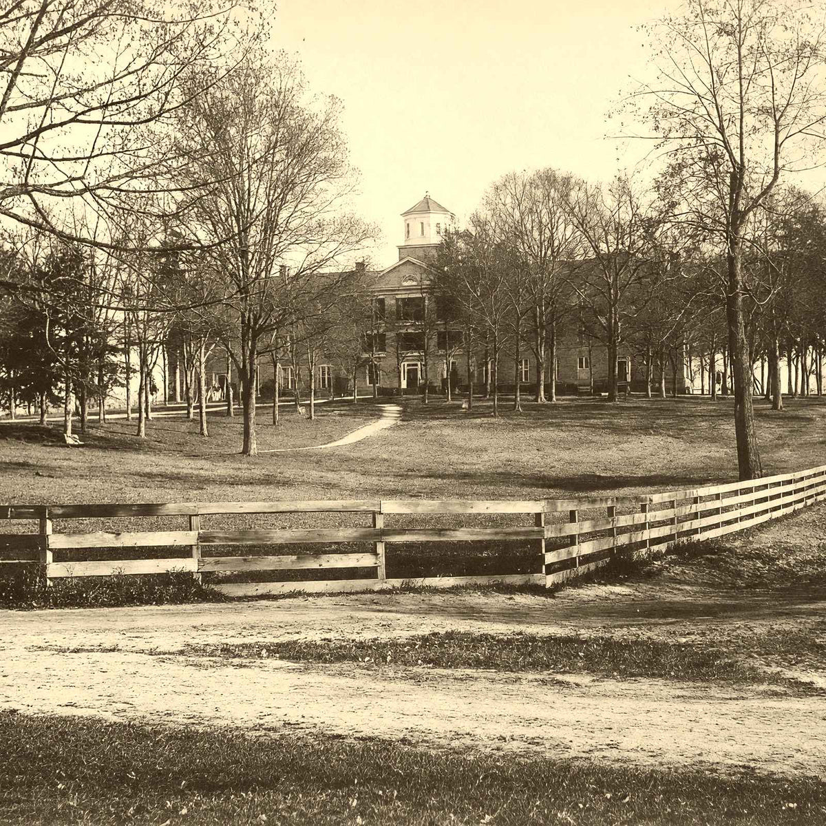 Greensboro Female College, Greensboro NC 1904 restored photo print