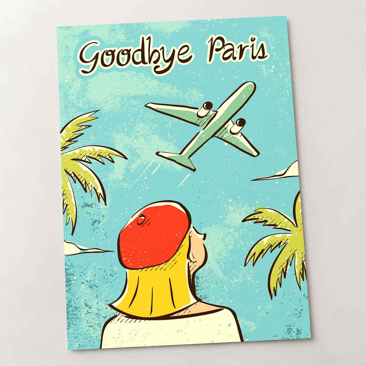 Goodbye Paris by Mylene Cañeso Art Print Wall Decor