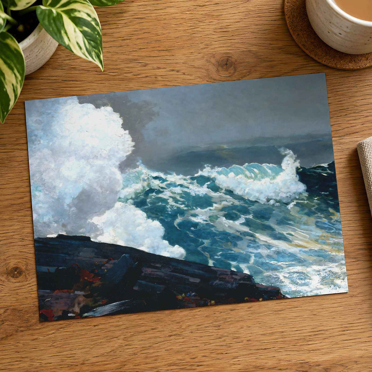 Northeaster art print by Winslow Homer (1895)