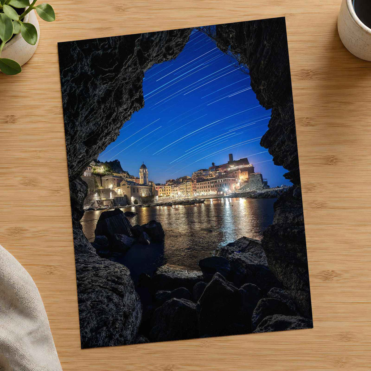 Vernazza from Inside a Cave in Cinque Terre by Riccardo Cervia Photo Print Wall Decor