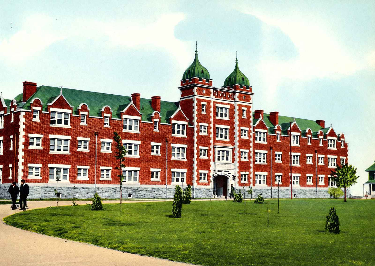 Berks Hall, Muhlenberg College, Allentown, PA vintage print