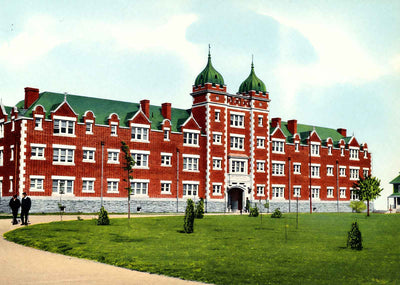 Berks Hall, Muhlenberg College, Allentown, PA vintage print