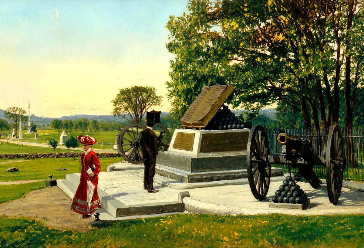 High Water Mark, Gettysburg PA in 1906 art print