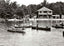 The Beach, Eagles Mere, PA in 1905 vintage photo print